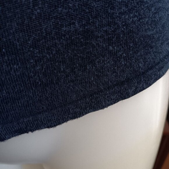 Vintage Small High-Neck Sweater 1960's Sterntex Charcoal Black Beatnik - Picture 3 of 7